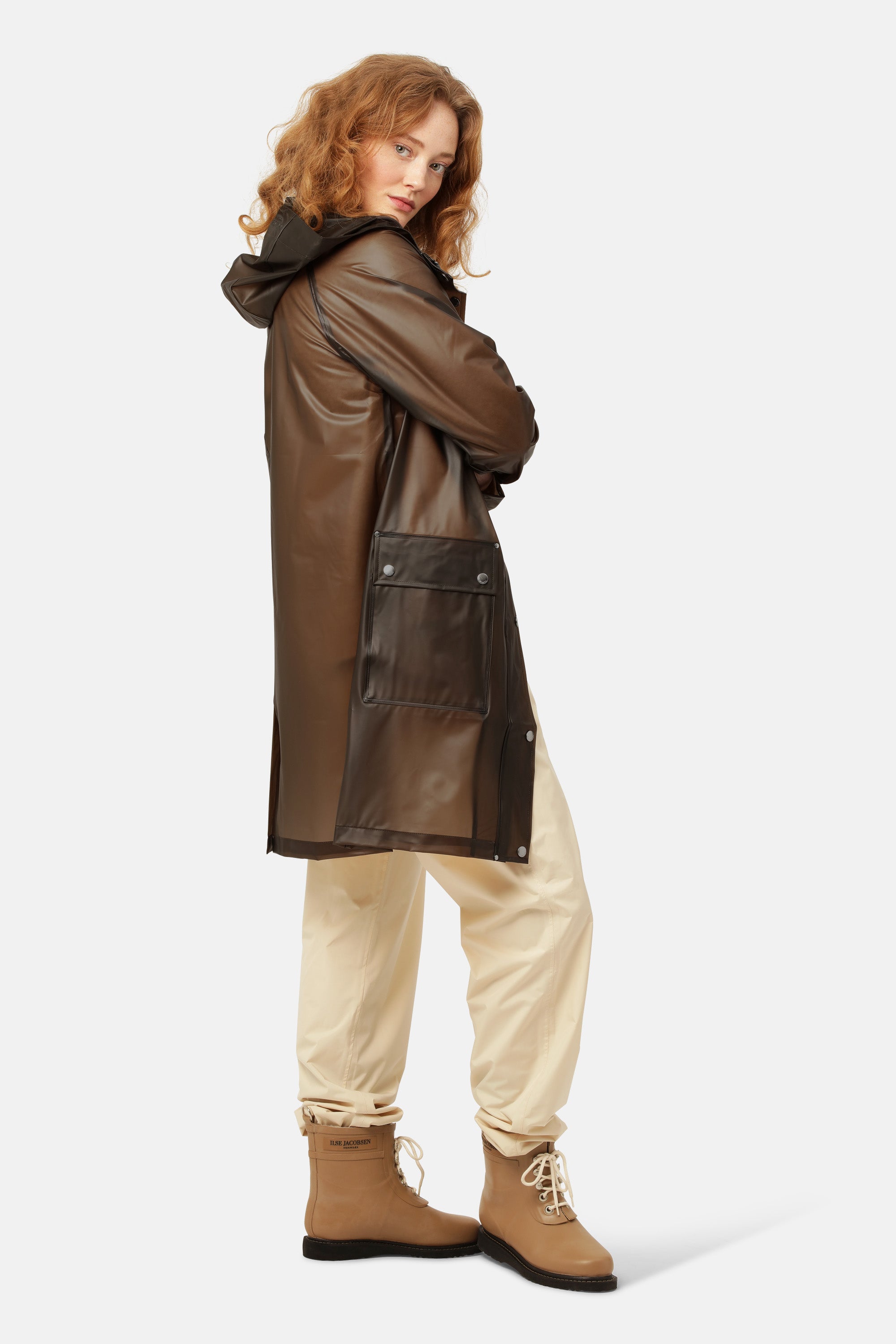 Ilse Jacobsen Hornbæk Rain Regenmantel Raincoat 224 Otter